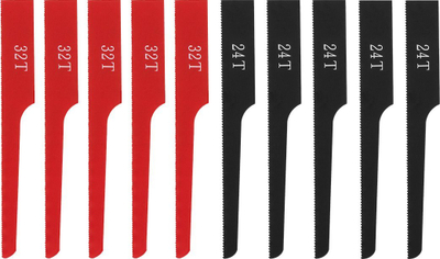 Tehe sharrë pneumatike NEO 14-034, set 10 copë, 24T dhe 32T