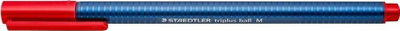 Set lapsash kimikë Staedtler Triplus Ballpoint M, majë mesatare, bojë e kuqe, 10 copë
