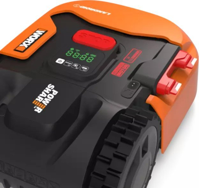 Robot kositës Worx Landroid S400 WR184E, për lëndina deri 400 m², Wi Fi, portokalli
