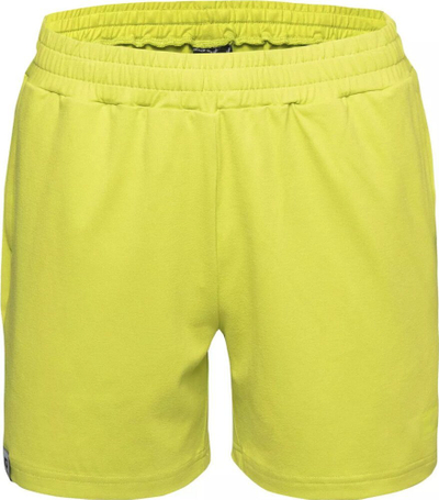 Shorce sportive çunash IQ Milo JRB 92800597502, material poliester elastan, me rrip elastik, ngjyrë e verdhë neon