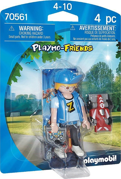 Figurë Playmobil 70561, adoleshent me makinë me telekomandë (RC), shumëngjyrëshe