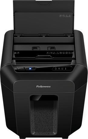 Makinë grirëse letrash Fellowes Automax 80M, micro-cut, hapje 22 cm, e zezë