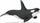 Figurë lodër Papo Killer Whale, balenë orka, shumëngjyrëshe