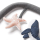 Hark lodrash për bebe Ergobaby Evolve Ocean Wonders, me lodra pelushi, për karrige Evolve, gri charcoal