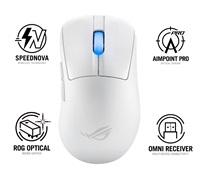 Maus ASUS ROG Keris II Ace, i bardhë