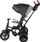 Tricikël për kalamaj Qplay Rito Deluxe, rrota gome, 10–36 mujsh, i zi