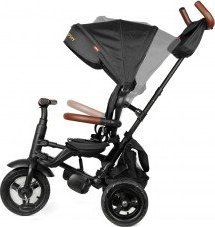 Tricikël për kalamaj Qplay Rito Deluxe, rrota gome, 10–36 mujsh, i zi