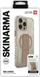Kuti mbrojtëse Skinarma Axon për iPhone 16 Pro, me magnet, me stand GRIP, ngjyrë shampanjë