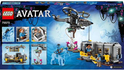 Set LEGO® Avatar 75573 Flying Mountains: Station 26 and RDA Samson, 887 pjesë