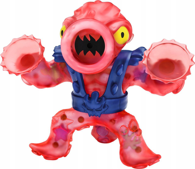 Figurë aksioni Heroes of Goo Jit Zu Deep Goo Sea Squidor, shtrihet 3x, Suction Attack, ngjyrë e kuqe