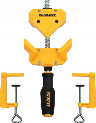 Kllapë cepi DeWalt Angle Corner Clamp, kap deri 55mm, alumin, e verdhë