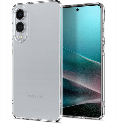 Kapak telefoni Spigen Crystal Flex, për Samsung Galaxy S25 Edge, transparent