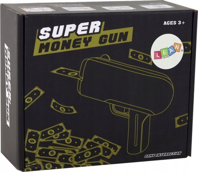 Lodër Money Gun Leantoys, hedhëse lekësh letre, e verdhë