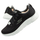 Atlete Skechers GO WALK Flex Quota për burra, tekstil, të zeza me gri
