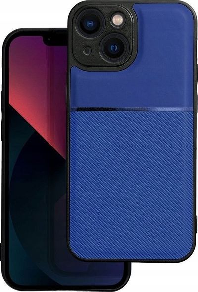 Mbrojtëse telefoni Forcell Noble për iPhone 15 Pro, TPU e butë, kundra goditjeve, blu