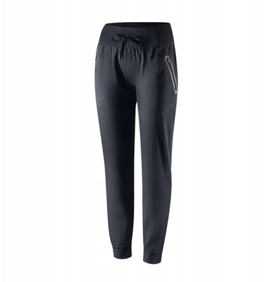 Pantallona sportive BRUBECK Fusion Thermoactive, termoaktive, për femra, të zeza
