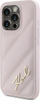 Këllëf telefoni Karl Lagerfeld KLHCP15LPQDSMGP, për iPhone 15 Pro 6.1", hardcase, rozë