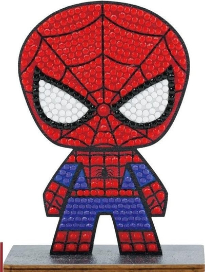 Set punëdore Marvel Spider-Man Crystal Art Buddy, figurë dekorative, për fëmijë 6+