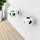 Priza ndarëse PowerCube, 4 slote, me port USB, të bardha/hirta