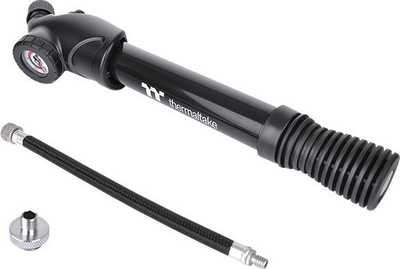 Set për provu rrjedhjet Thermaltake Leak Tester, pompë me dorë me manometër, lidhje G1/4, i zi