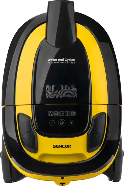 Fshesë me vakum Sencor SVC 5001YL, 1600W, thithje e thatë dhe e lagësht, e verdhë