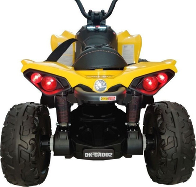 Motorr elektrik për fëmijë Lean Cars CAN-AM Renegade, 12V, me telekomandë, i verdhë