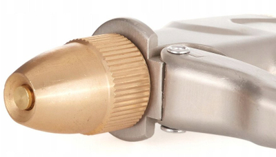 Pistole ujitëse kopshti Garden Hose Gun, metalike, shumëfunksionale, e argjendtë