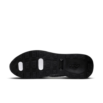 Atlete Nike Air Max Flyknit Racer, rrjetë Flyknit, amortizim Air, gri me të zezë
