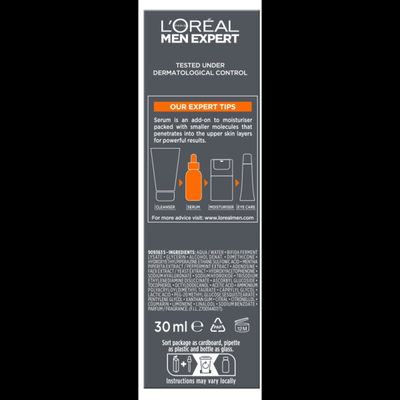 Set kujdesi për fytyrë L'Oréal Paris Men Expert Power Age, serum 30ml, krem hidratues 50ml