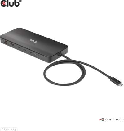 HUB USB Club 3D Thunderbolt 4 11in1, 3x Thunderbolt, 3x USB, i zi
