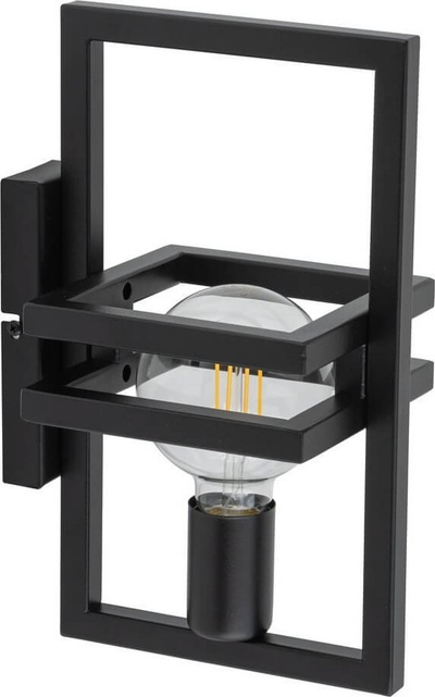 Lampë muri Sigma MERCI, bazë E27, 60W, e zezë