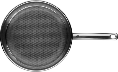 Tigan WMF Hexagon, 28cm, për soba me induksion, ngjyrë argjendtë