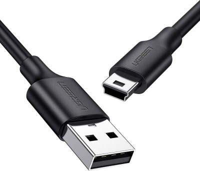 Kabllo USB Ugreen UGR1137BLK, USB A në mini USB, 0.5 m, e zezë