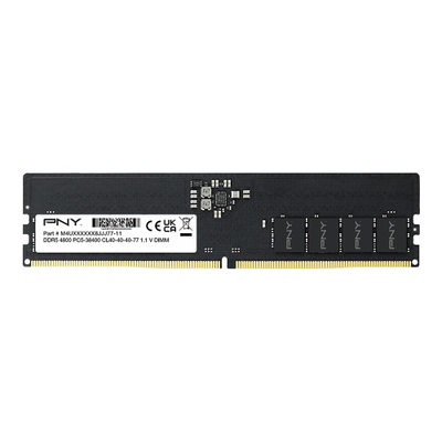 Memorie RAM PNY MD16GSD54800-SB, 16GB, DDR5 4800MHz, e zezë
