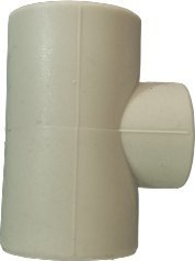 Tee reduktuese PPR Pilsa 32x25x32 mm, për ujësjellës dhe ngrohje, ngjyrë standarde