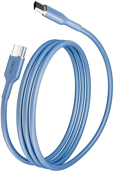 Kabllo USB C Puro ICON, USB C në USB C, 1.5m, blu