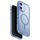 Mbulesë telefoni Uniq Combat për iPhone 17, Magclick MagSafe, e tejdukshme, blu