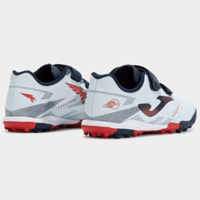 Këpucë futbolli për kalamaj Joma Powerful 2505 TF Jr, për bar artificial, të bardha