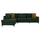 Sofa këndore DIVA (HM3254.17L), gjelbër