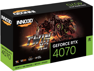 Kartë grafike Inno3D NVIDIA GeForce RTX 4070, 12 GB GDDR6X