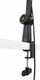 Krah mikrofoni Gator SH-BROADCAST1 Shure, artikulues, për podcast, i zi