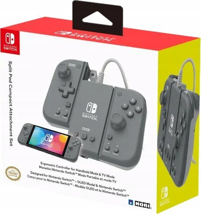 Kontroller Nintendo Split Pro Attach Set, me kabllo, i hirtë
