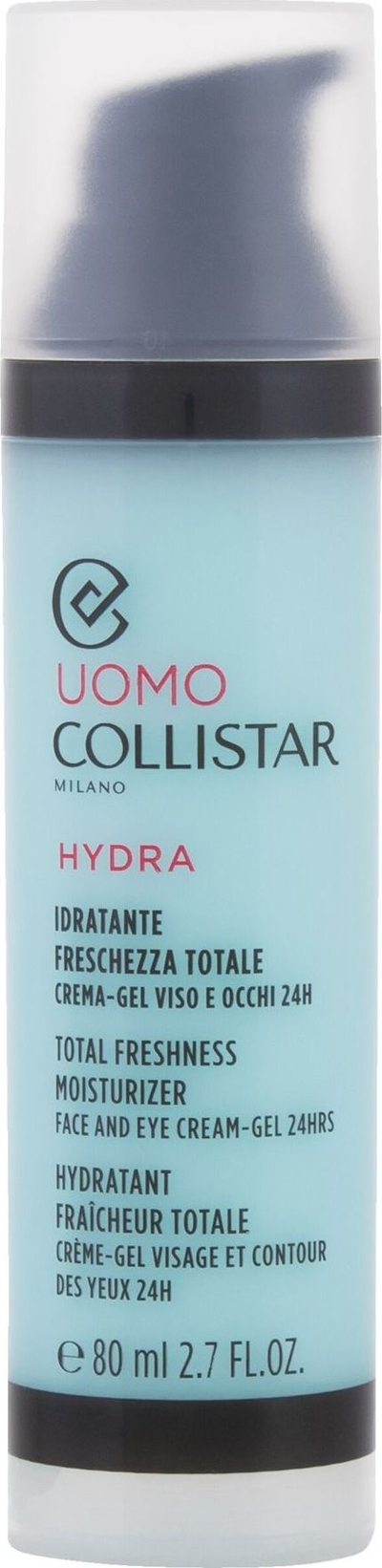 Krem xhel për fytyrë dhe sy Collistar Uomo Total Freshness, hidratues për ditë, 80ml