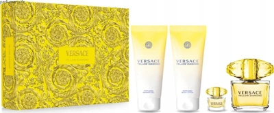 Set dhurata Versace Yellow Diamond, EDT 90ml, losion trupi 100ml, xhel dushi 100ml