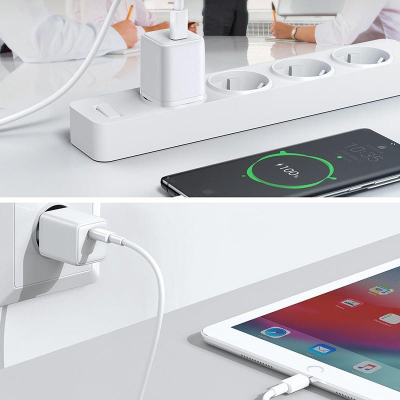 Karikues muri Joyroom L-P251, USB-C PD 25W, karikim i shpejtë, i bardhë