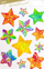 Stickerë dekorativë MFP Christmas Glitter VA024, 20x30cm, me motive festive shumëngjyrëshe