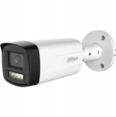 Kamerë sigurie Dahua HAC-HFW1801TH-IL-A, 4K UHD, Smart Dual Light, 3.6 mm, e bardhë