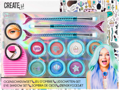 Paletë hijesh sysh Create It! Eyeshadow Mermaid 84143, shumëngjyrëshe