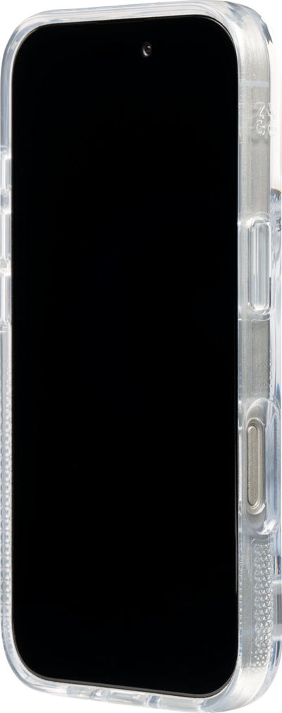 Kapak telefoni ZAGG Crystal Palace Snap, për iPhone 16 Pro, me këmbë mbajtëse, transparent