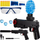 Pistoletë lodër Toy Weapons Foam Balls and Jelly Balls, me toptha xheli dhe shkumë, me bateri të rikarikueshme, shumëngjyrëshe